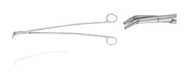 Кайбек гістеректомічні ножиці 90° 350 мм